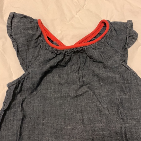 Gymboree strawberry chambray dress - Picture 2 of 7